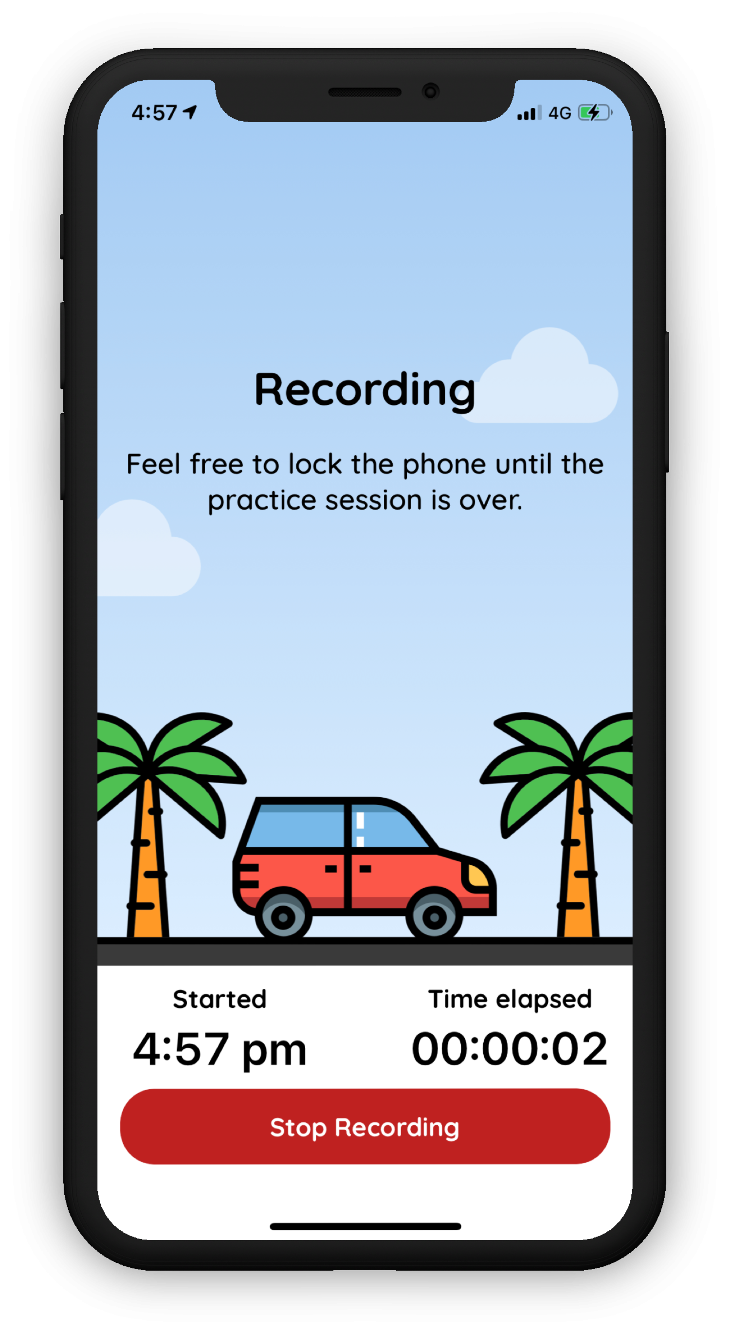 Screenshot of the Roundtrip app
