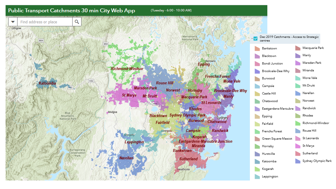 Strategic Centre Catchments