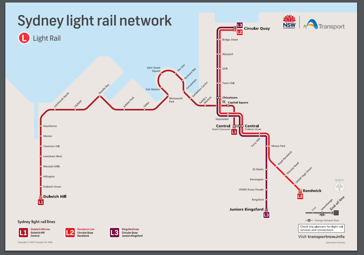 The Star Light Rail Stop - Pyrmont, NSW